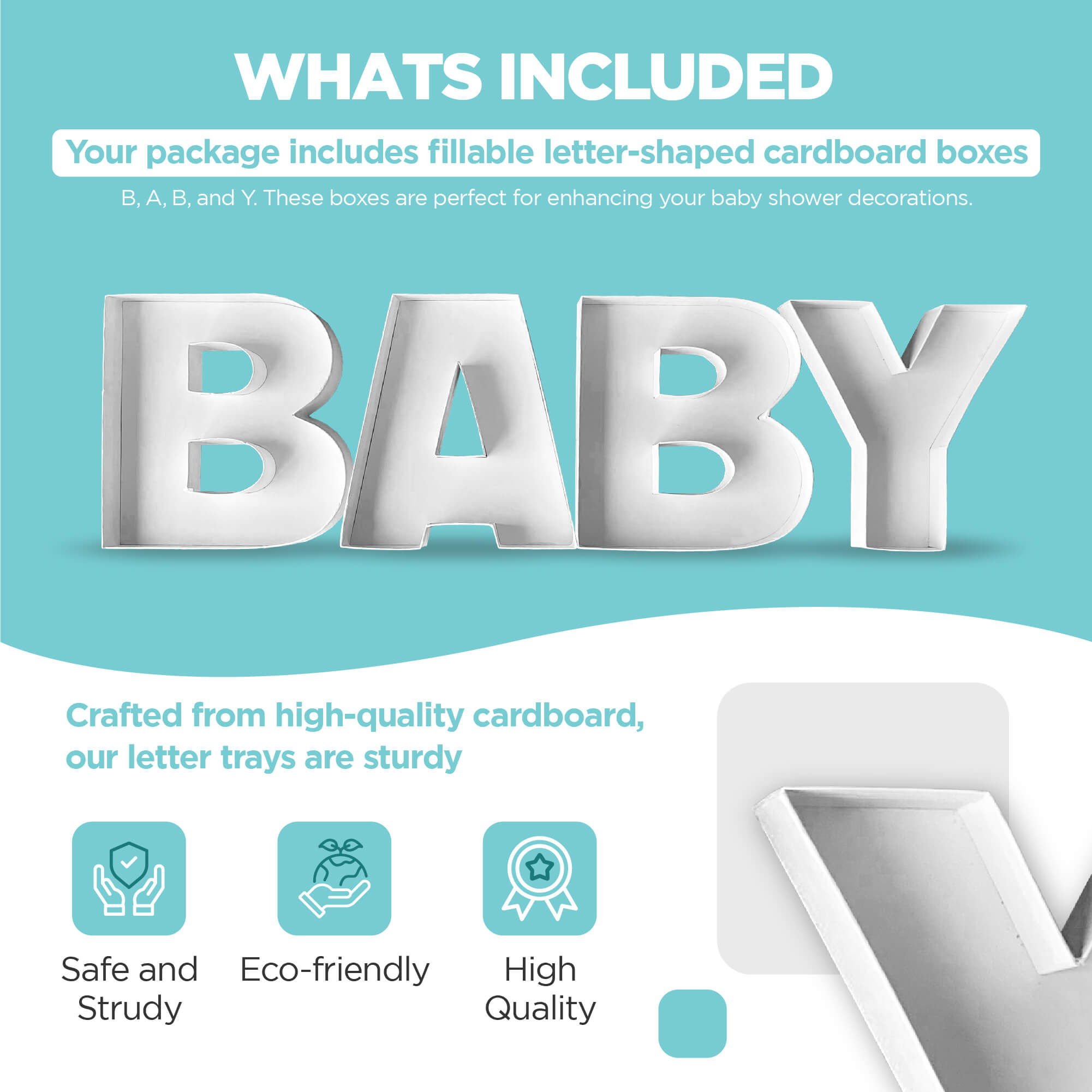 BABY Cardboard Alphabets Amazon Listings A-04