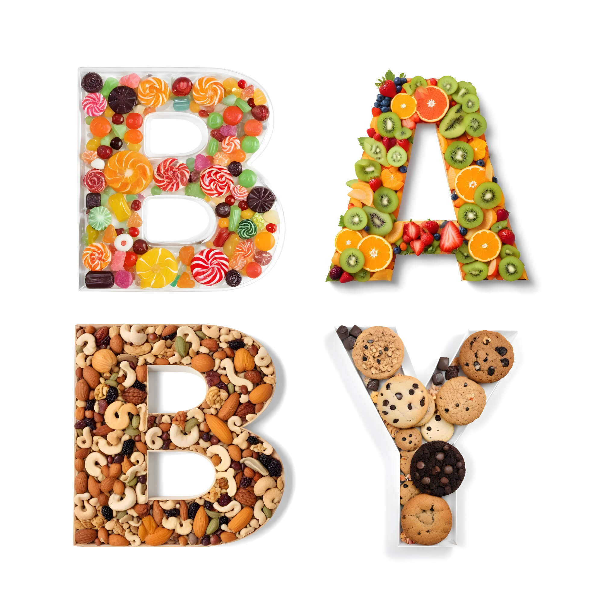 BABY Cardboard Alphabets Amazon Listings A-05