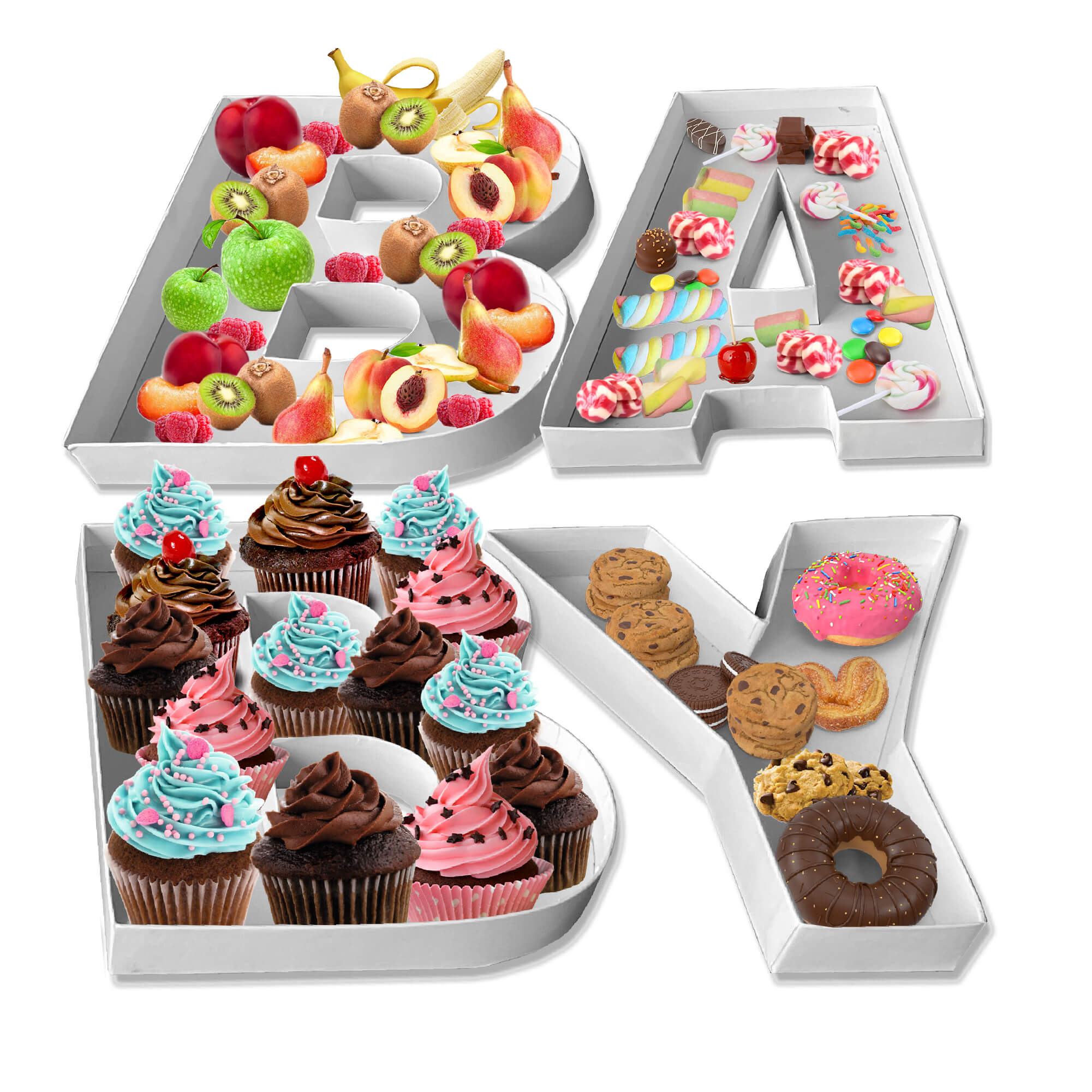 BABY Cardboard Alphabets Amazon Listings A-06