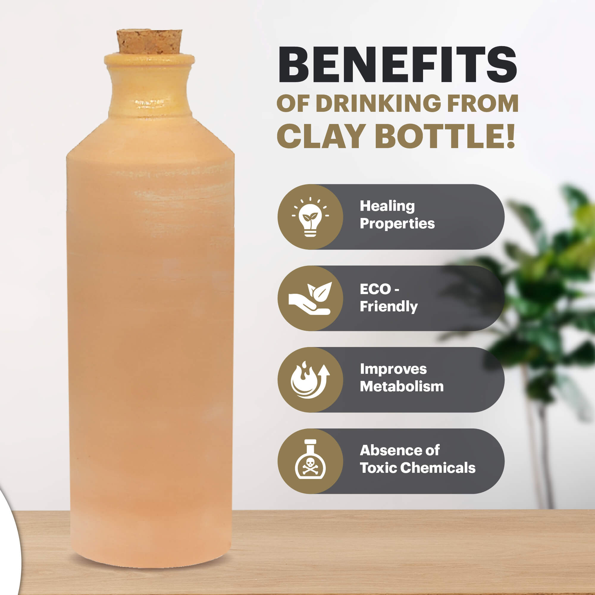 Clay Water Bottle_Beige 4
