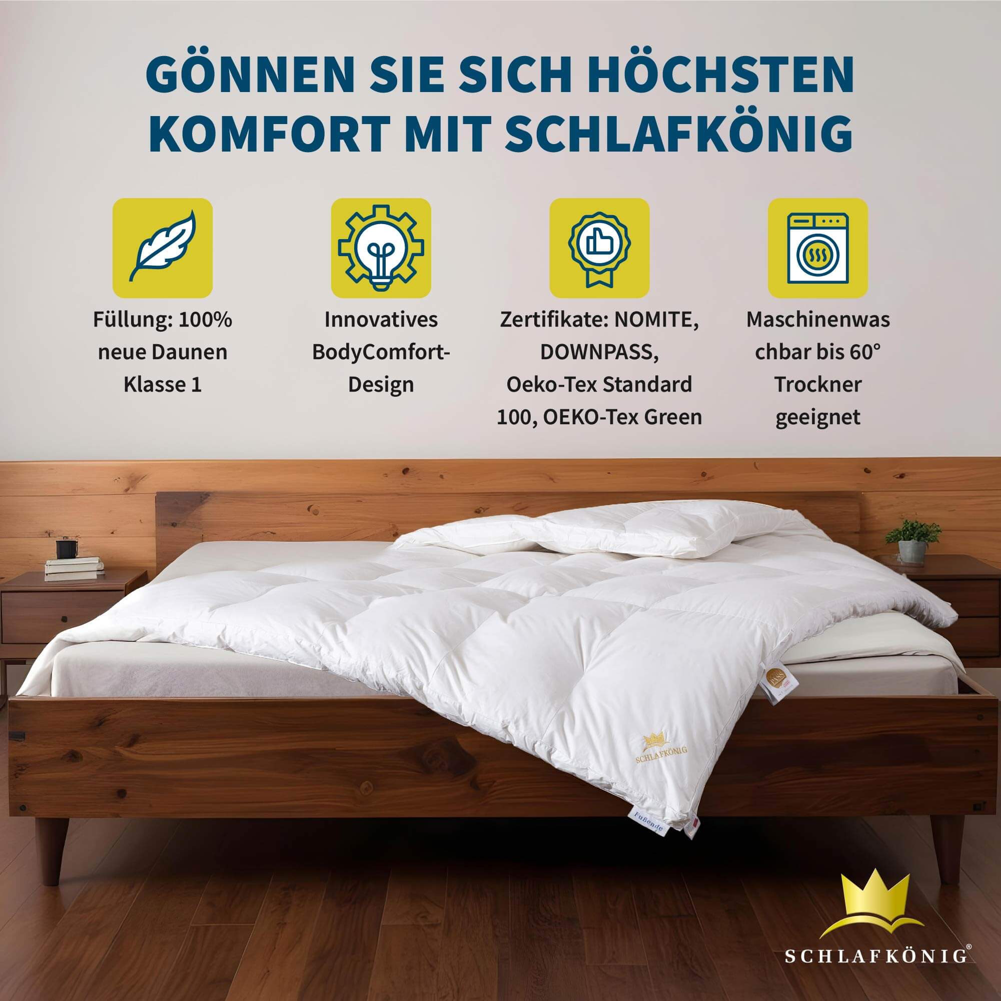 SCHLAFKÖNIG Duvet 135x200 extra warm-08